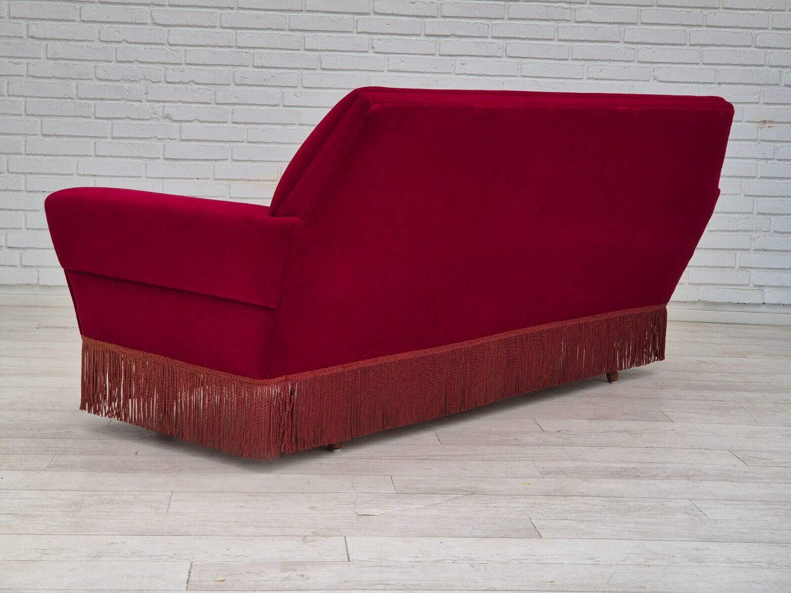 1970s Danish 3 seater sofa by Ryesberg Møbler original condition velour