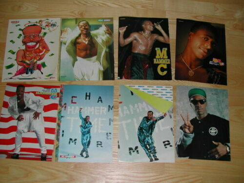 MC HAMMER MC HUGE collection of clippings posters Very hard to find R112