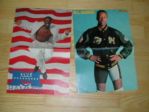 MC HAMMER MC HUGE collection of clippings posters Very hard to find R112