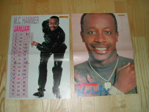 MC HAMMER MC HUGE collection of clippings posters Very hard to find R112