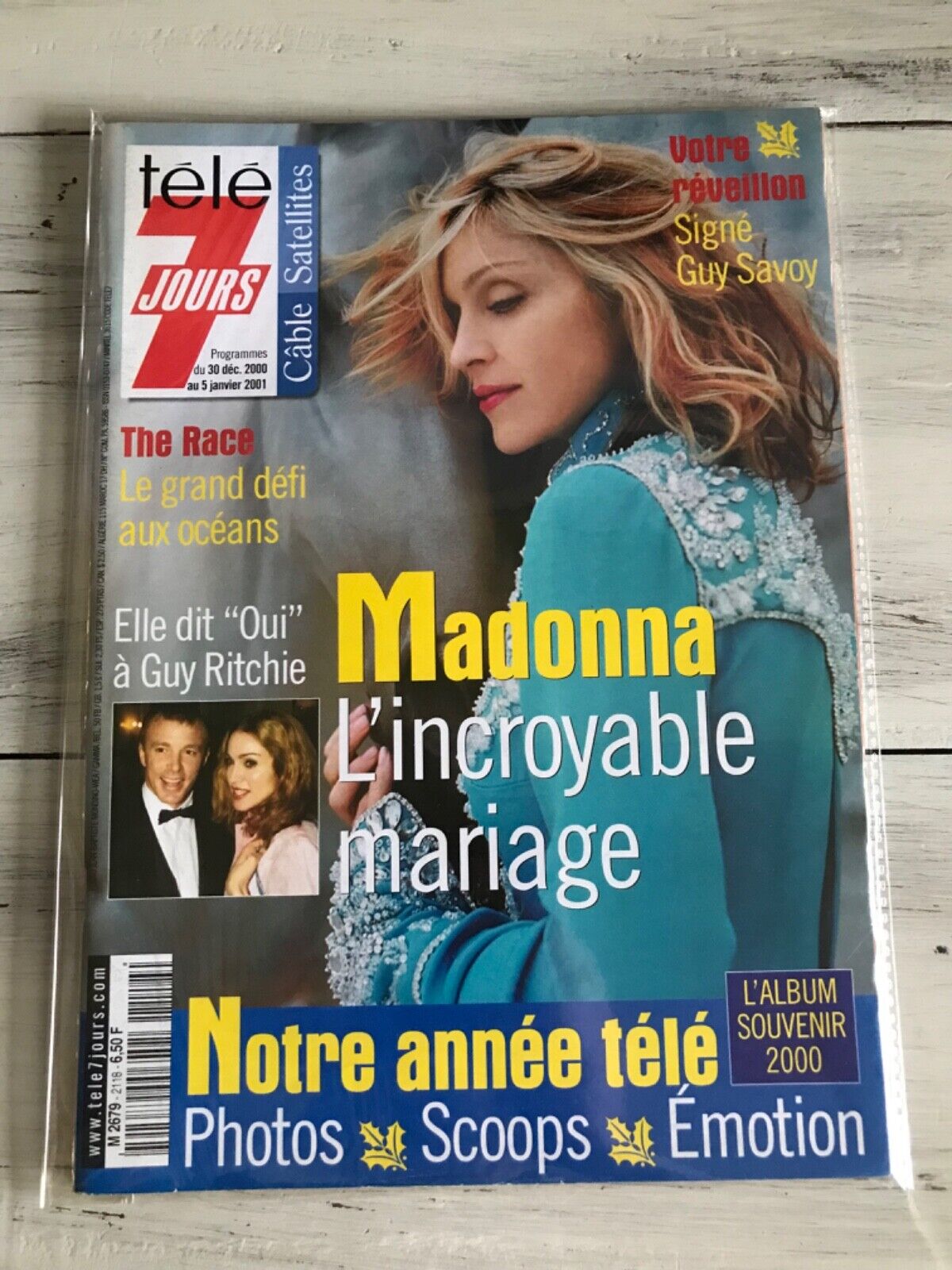 Madonna Tele 7 Jours 2000 France Magazine