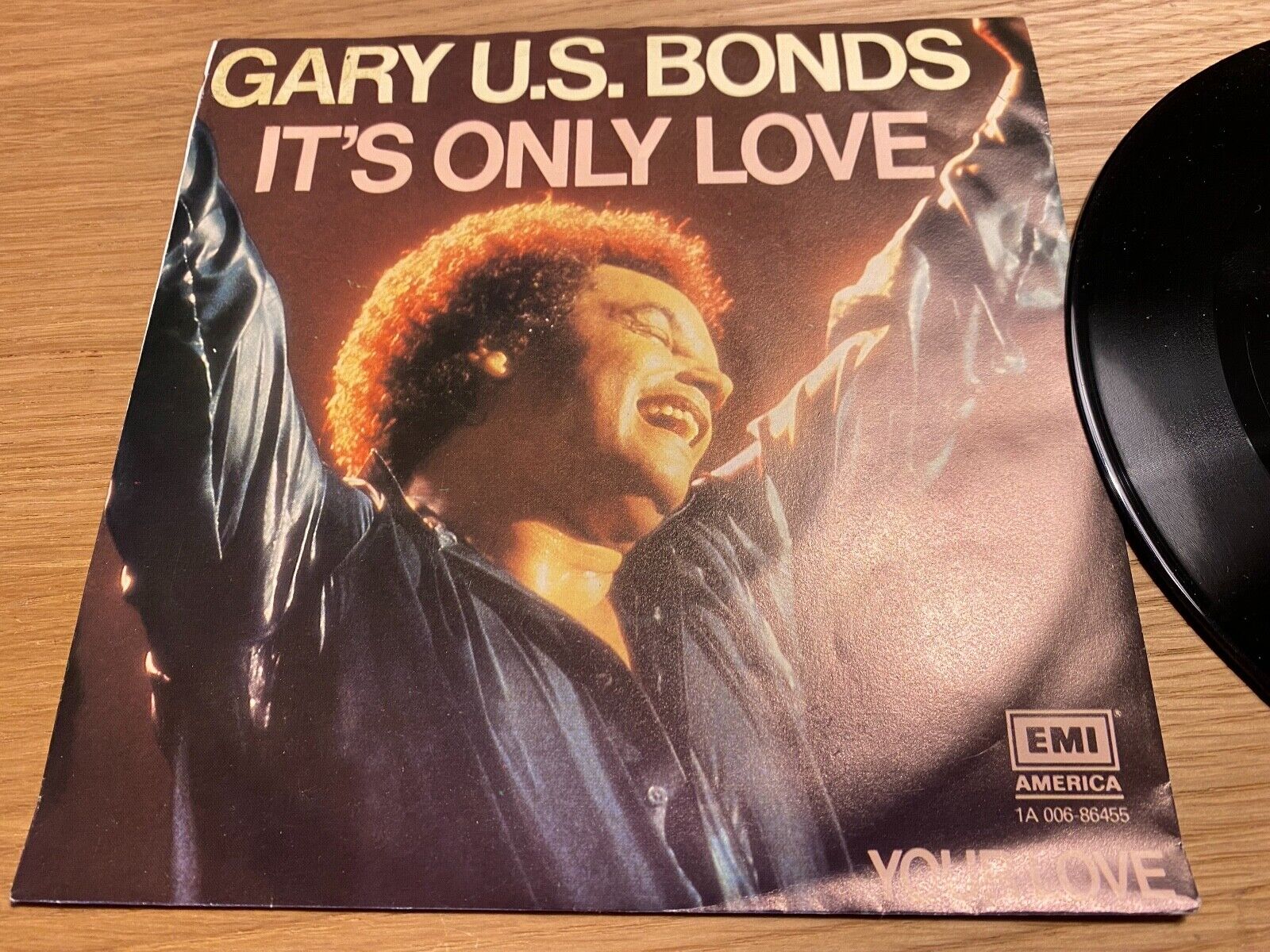 GARY US BONDS  "IT´S ONLY LOVE (J LENNON - P MCCARTNEY)" 1981  EMI AMERICA 7