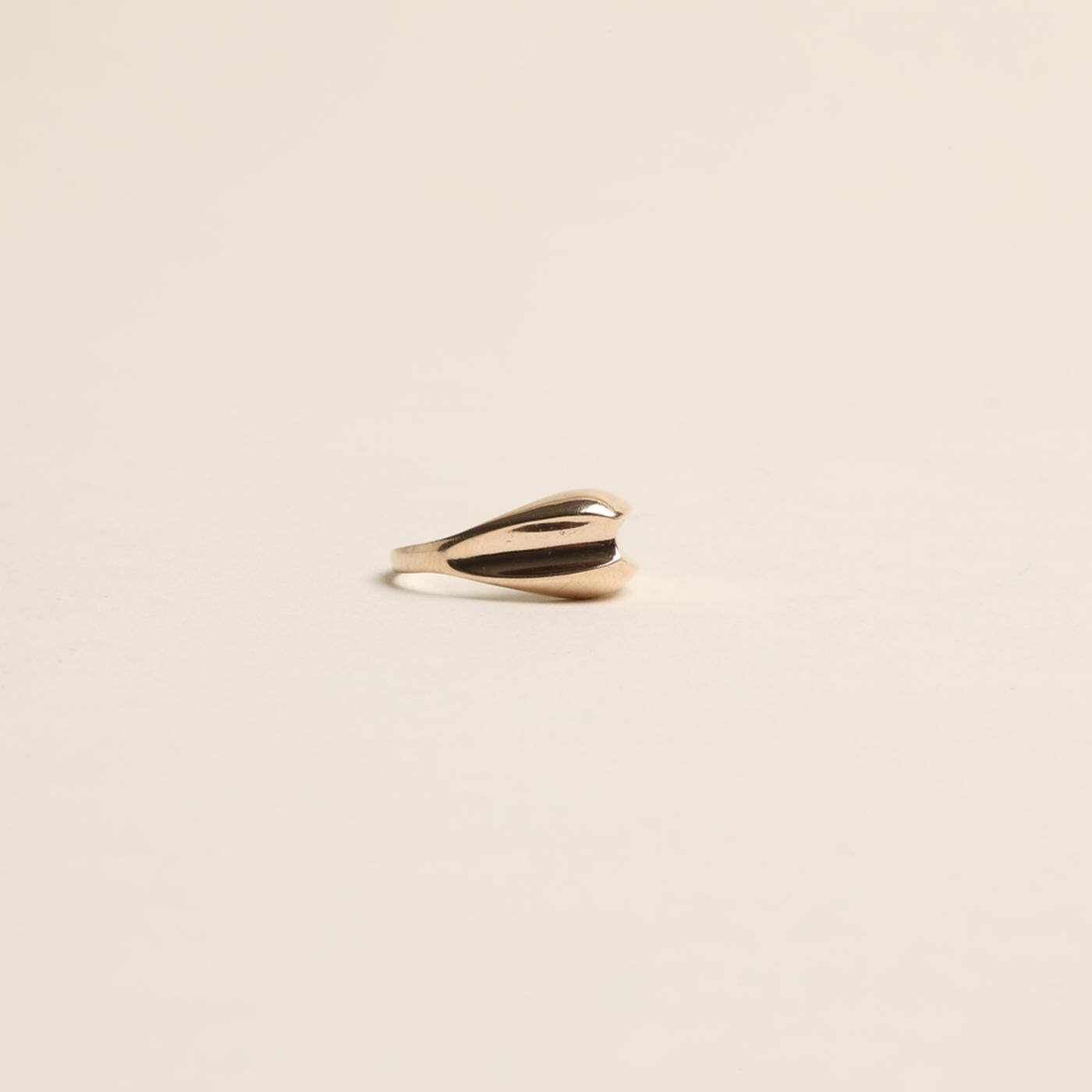 Ring in 8K Gold size 5¼ | Real Genuine Gold | Minimalistic Gold