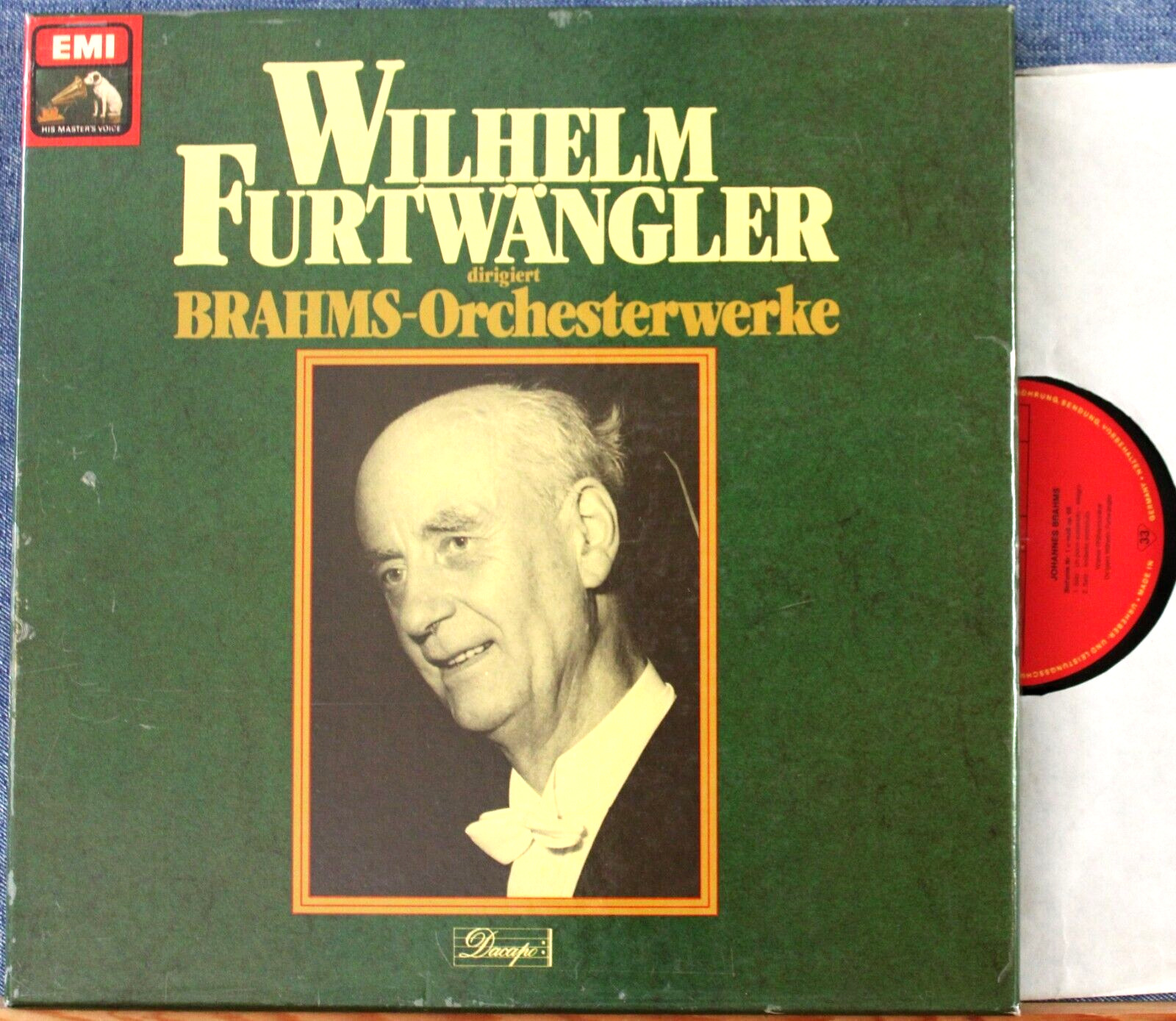 Furtwängler (w Menuhin Boskovsky; Brabec) Brahms (Orchestral works EMI Box NM