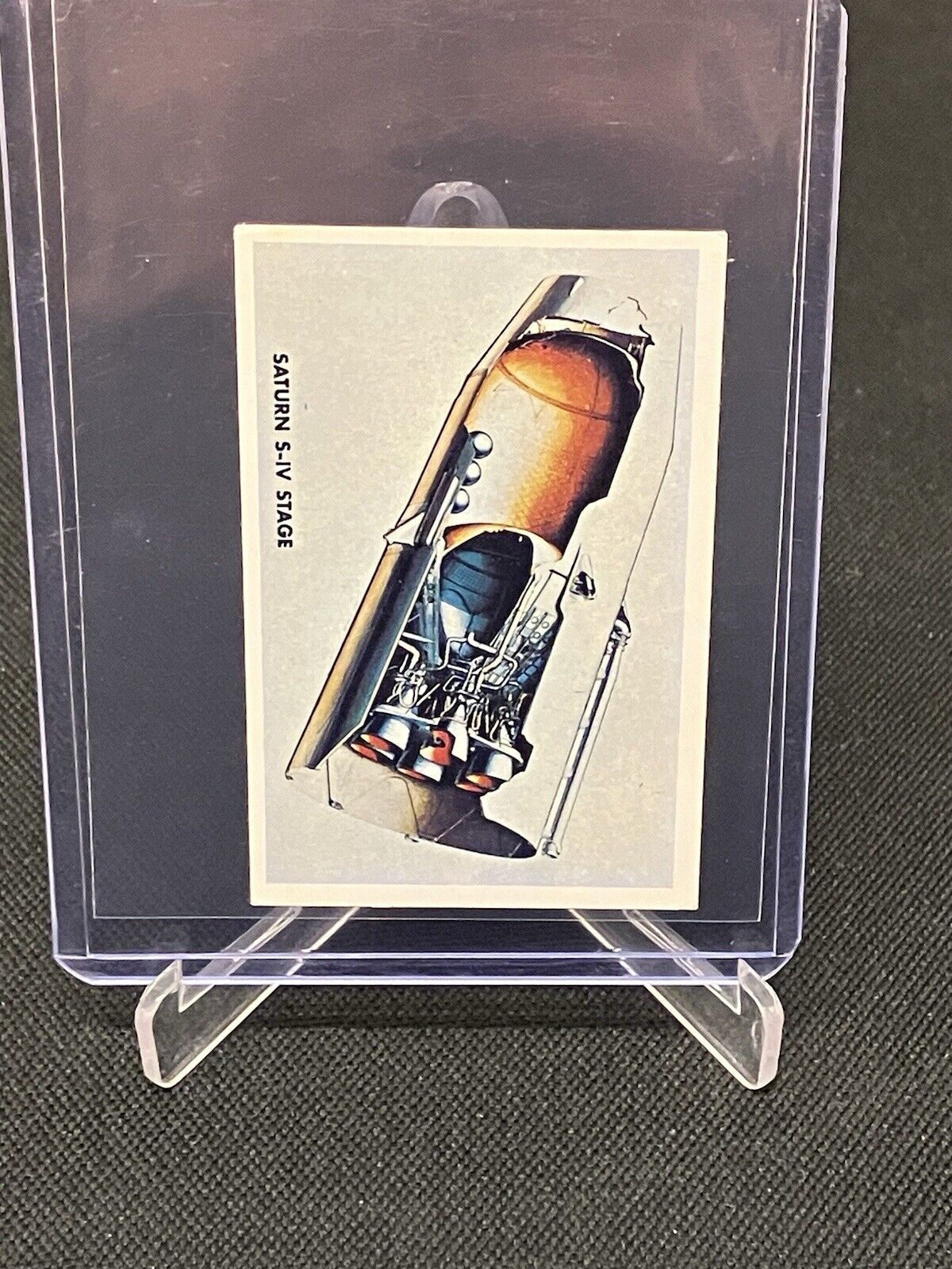 1969 Danish Dandy Gum Space Card Rocket Section Across Saturn #A26 EX-NM 🚀