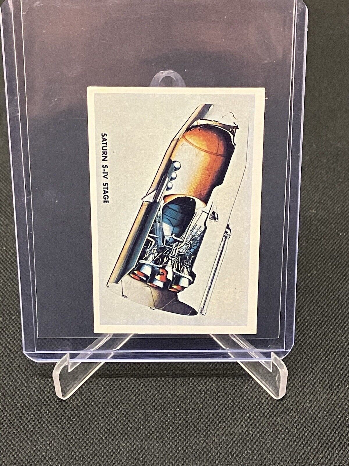 1969 Danish Dandy Gum Space Card Rocket Section Across Saturn #A26 EX-NM 🚀