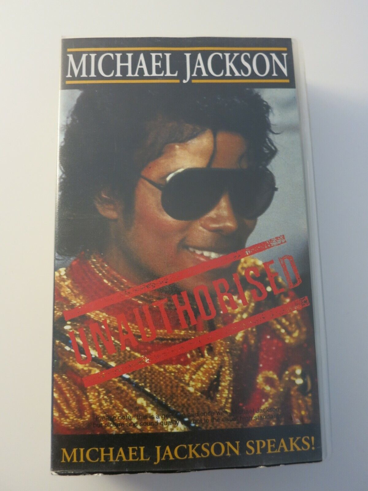 VHS Videotape MICHAEL JACKSON SPEAKS! Used V1