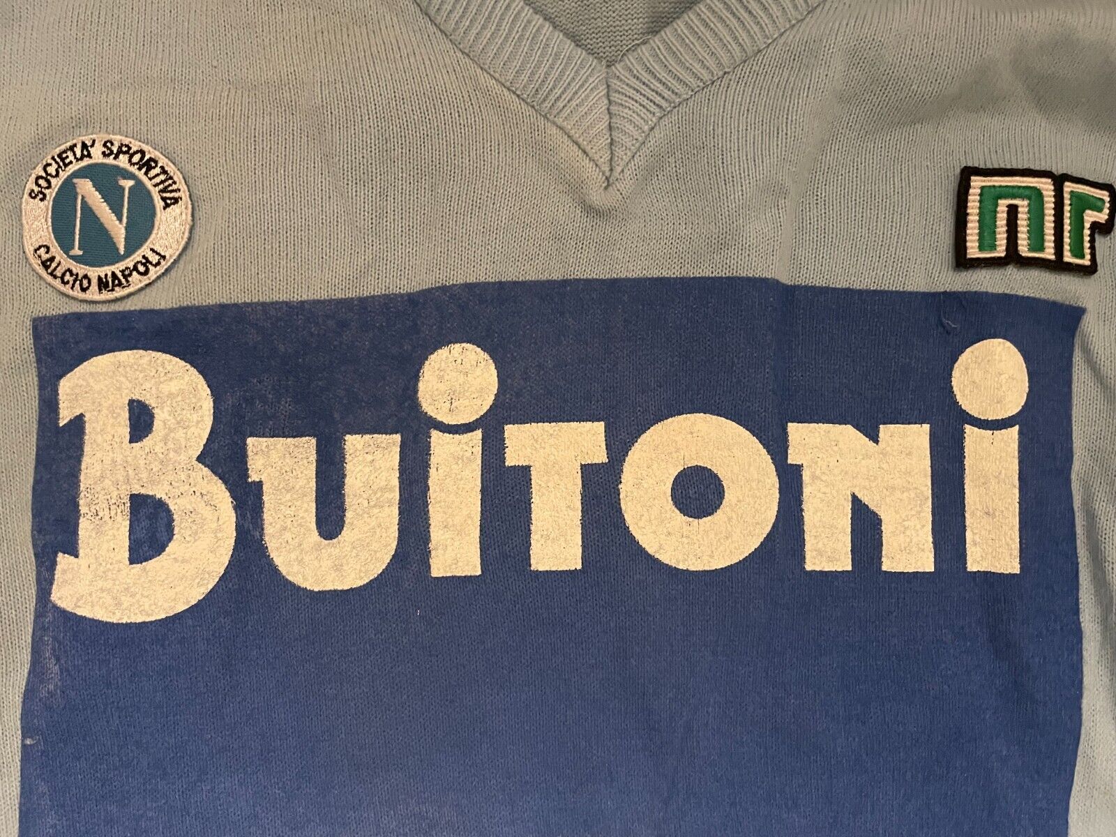 Napoli rare training shirt from the 80's Diego Maradona