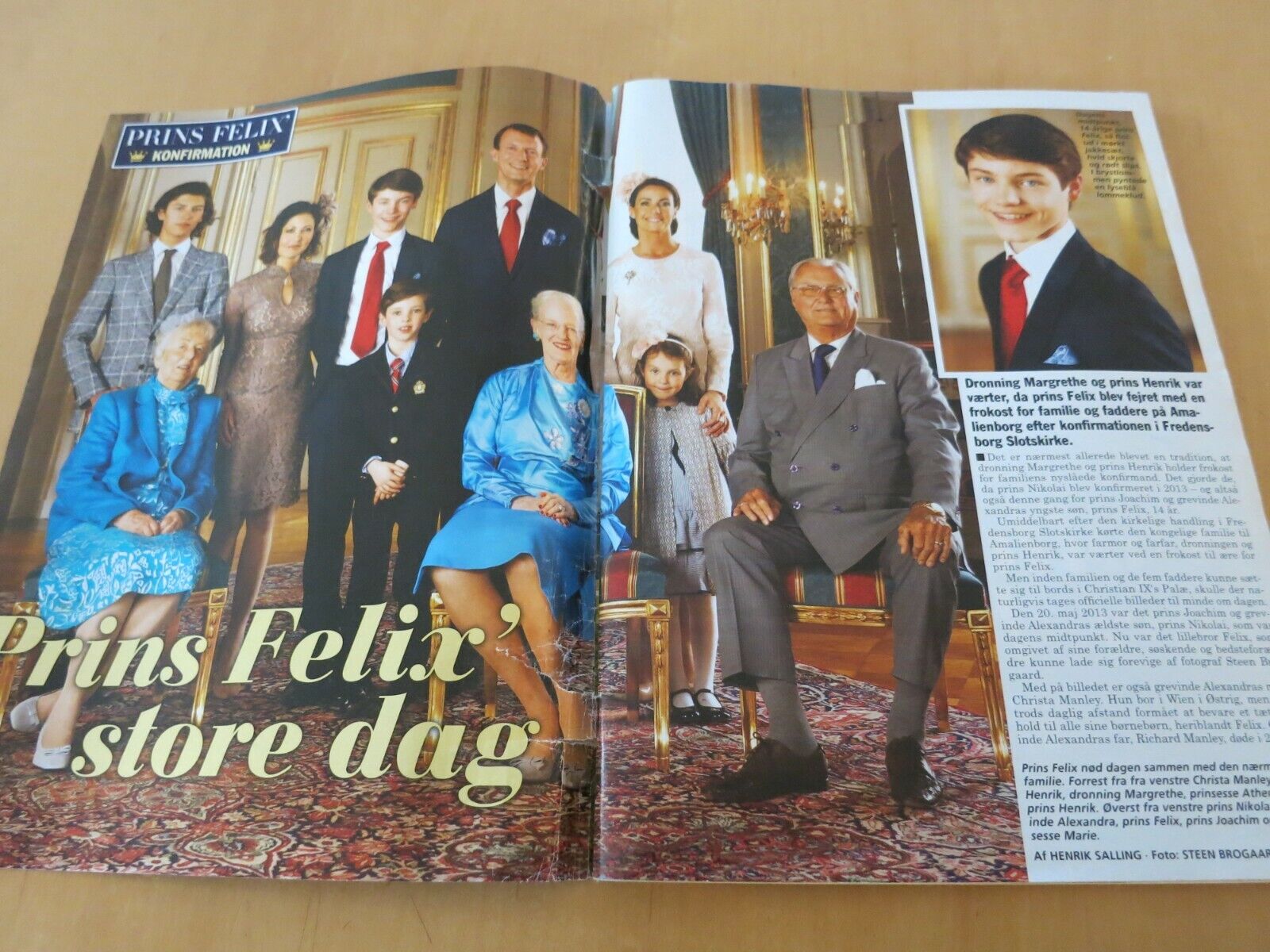 Royal Magazin FELIX Alex NIKOLAI Joachim MARIE Kate MARY Mathilde MARGRETHE AB18