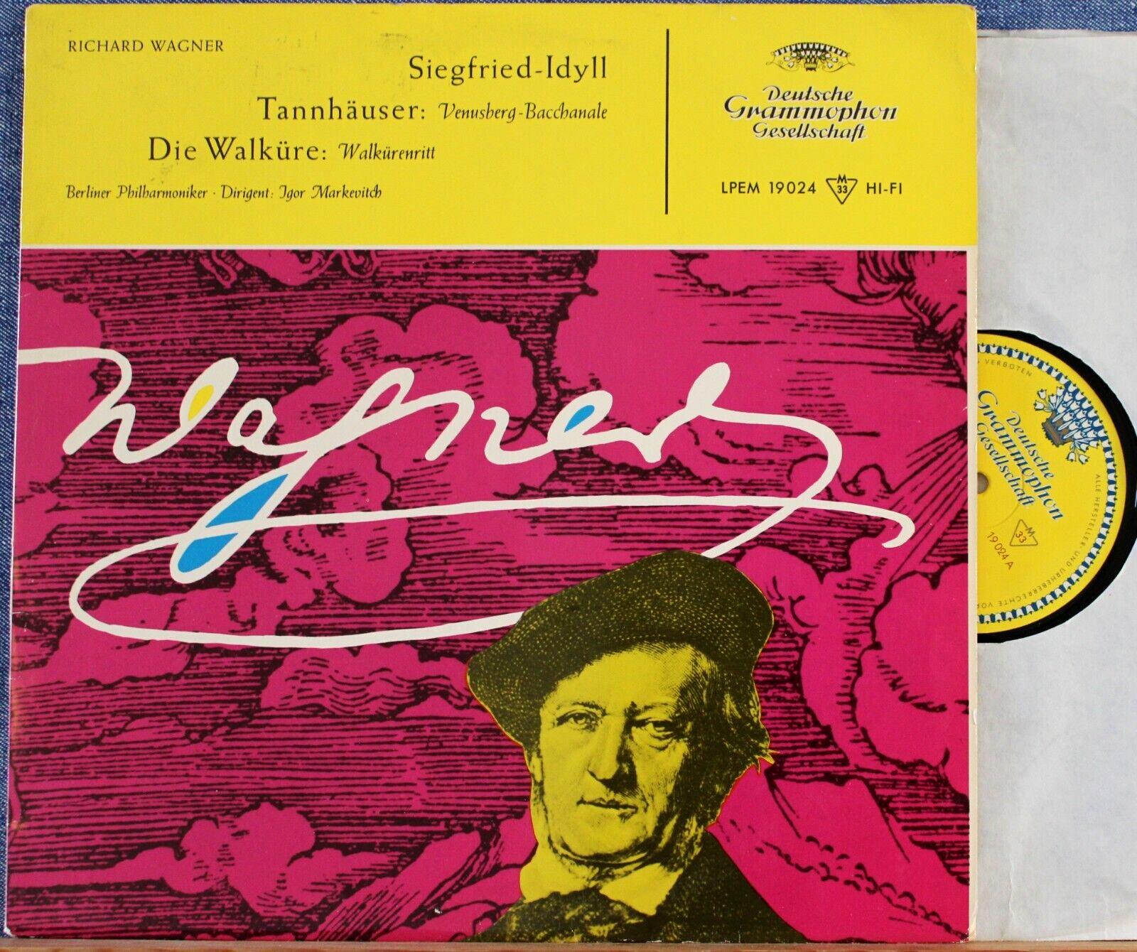 Markevitch Wagner (Siegfried Idyll; etc) DGG 19 024 LPEM NM(-)