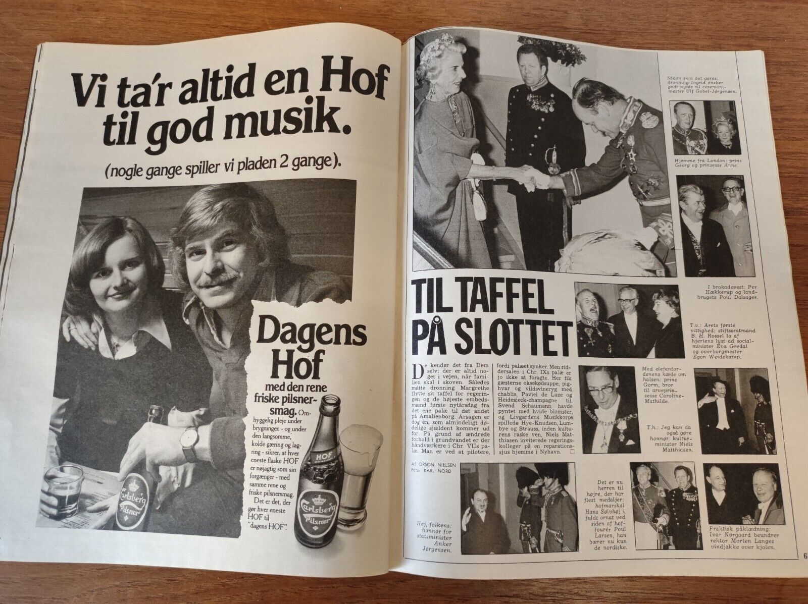 ABBA Queen Margrethe SILVIA Wenche Myhre INGRID Spies 1977 Danish Magazine BB39