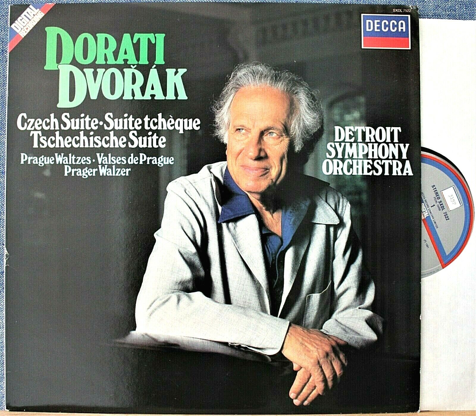 Dorati Dvorak (Czech Suite; Prague Waltzes) Decca SXDL 7522 dig NM