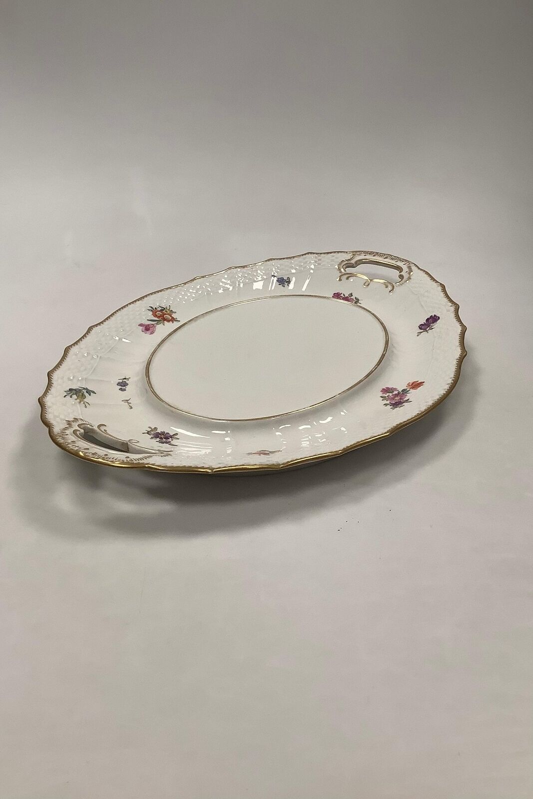 Royal Copenhagen Full Saxon Flower Saucer for Tureen No 1672