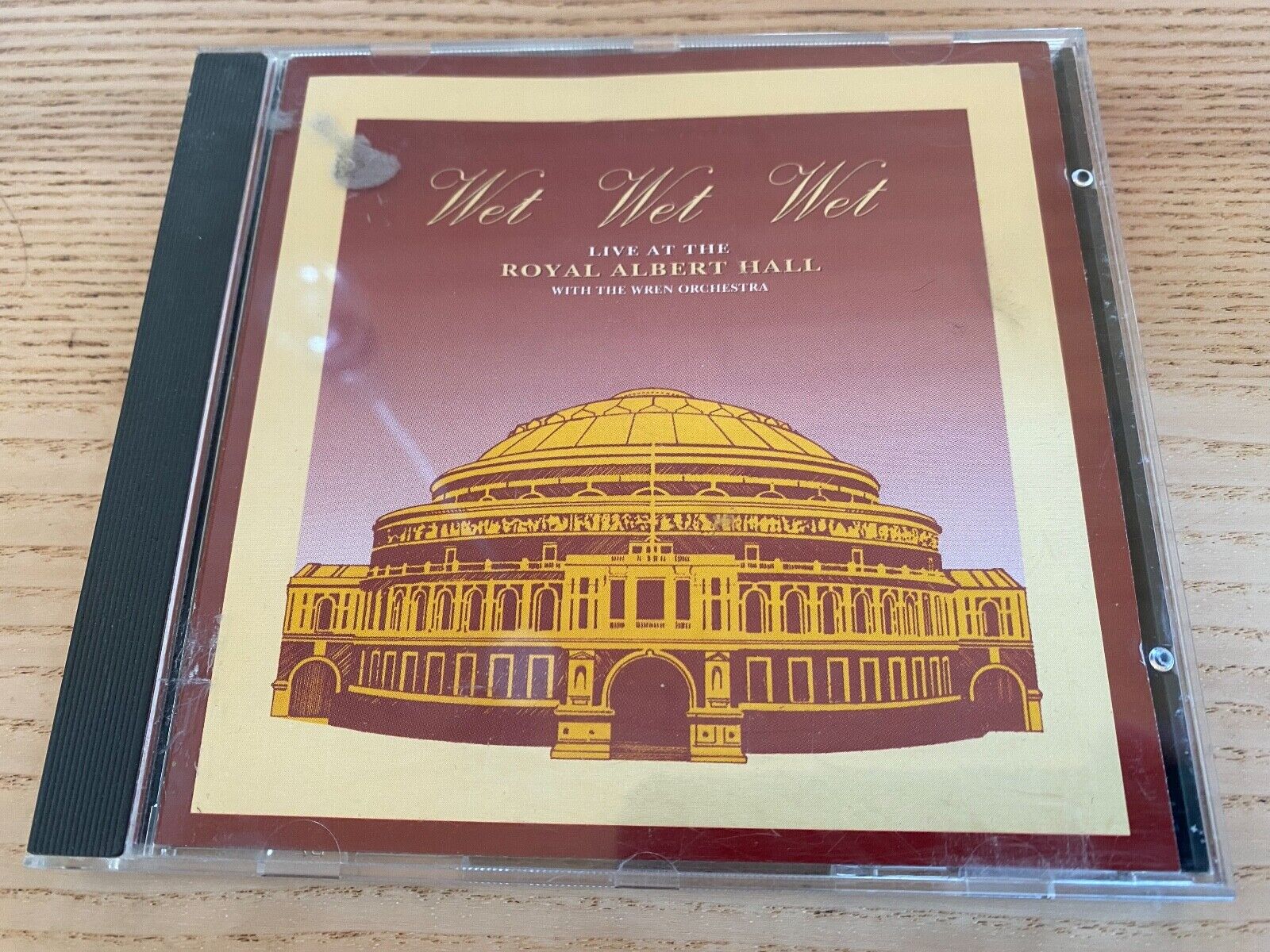 WET WET WET "LIVE AT THE ROYAL ALBERT HALL" 1993 CD ALBUM 9 LIVE TRACK PHONOGRAM