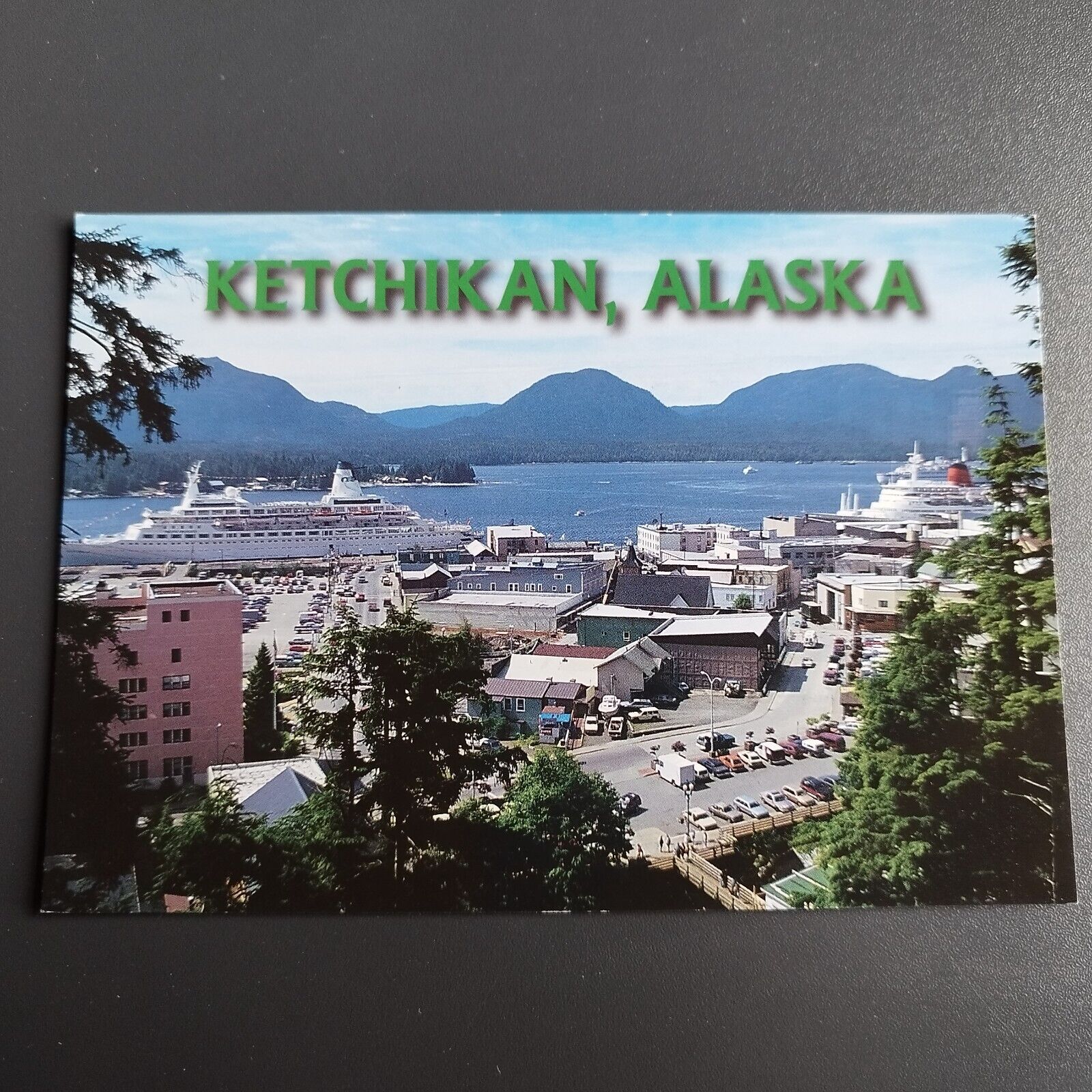 Postcard Alaska  Ketchikan An Indian name meaning salmon creek