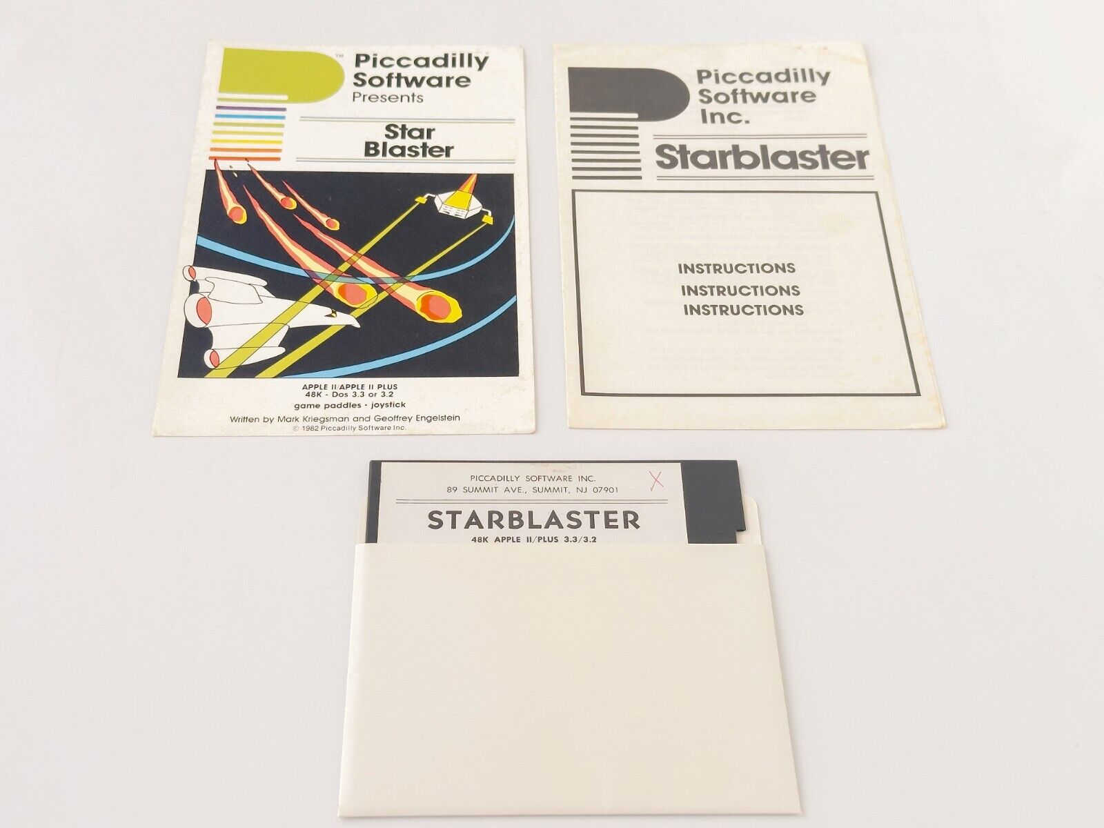 Starblaster - Picadilly Software Inc - 1982 / Apple II