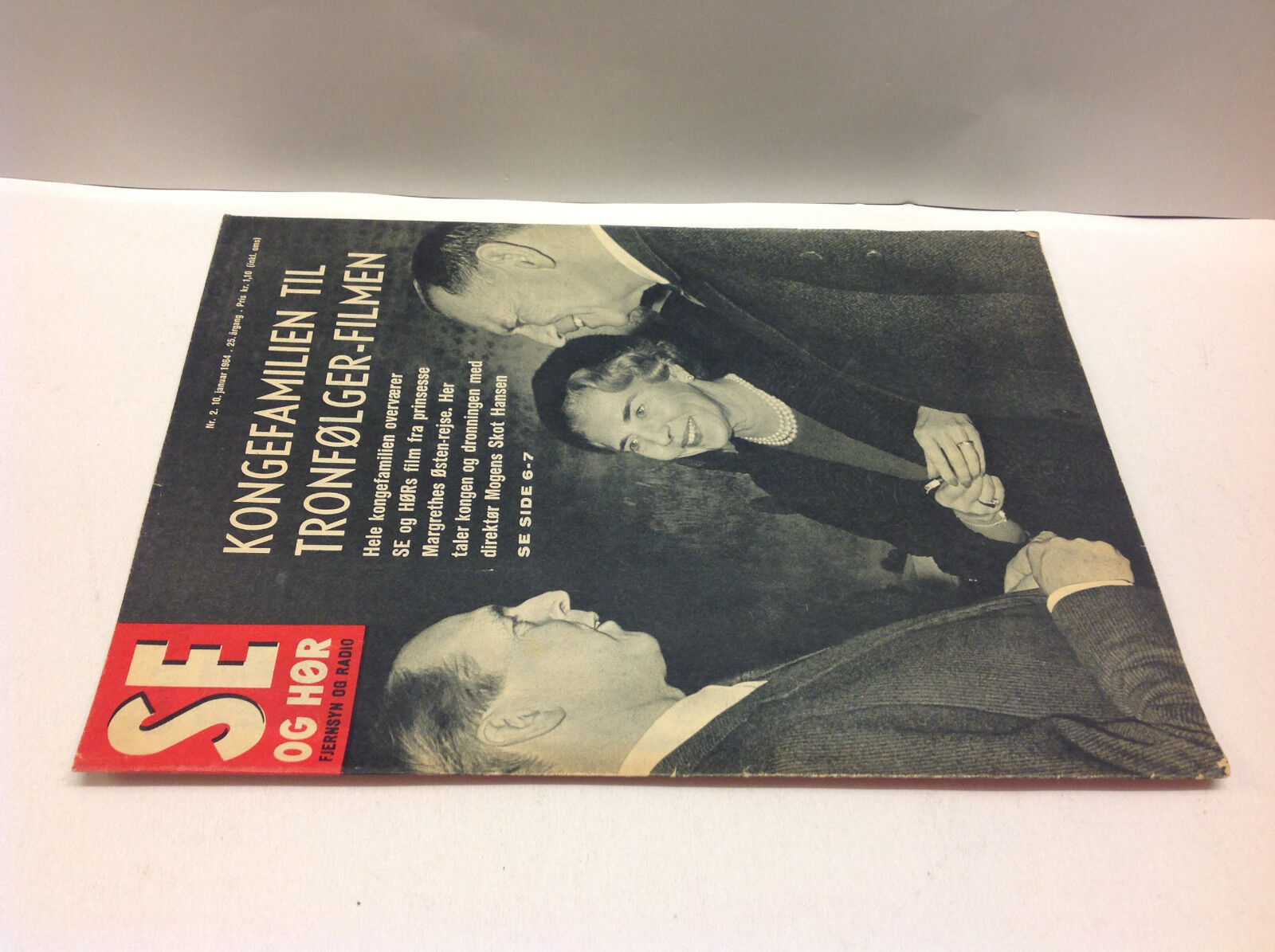 Danish King Frederik and Queen Ingrid Danish Royal 1964 Vintage Danish Magazine