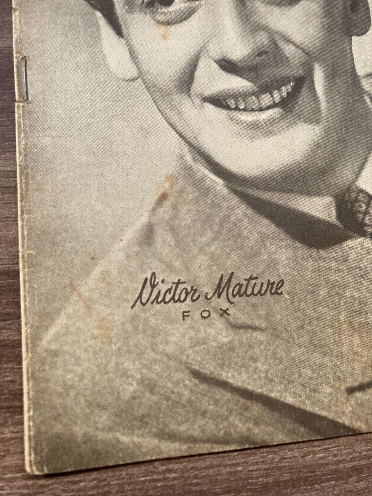 Victor Mature Front Cover 1940s Complete Antique Danish Magazine "Uge-Magasinet"