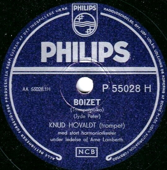 Hovaldt; Lambert Boizet (Trumpet Polka) + Staigers (Carnaval) Philips 55028