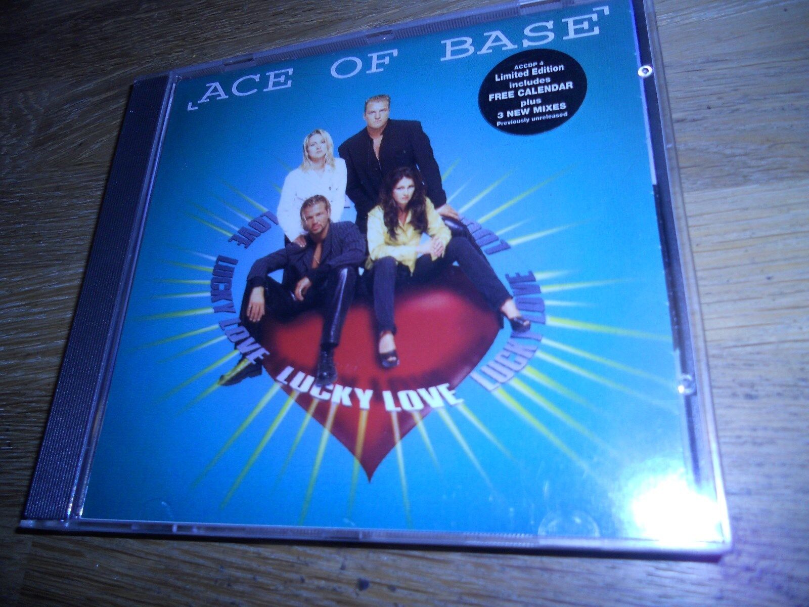 ACE OF BASE "LUCKY LOVE" 1995 CD 5 RARE REMIXED TRACKS LONDON RECORDS UK ACCDP 4