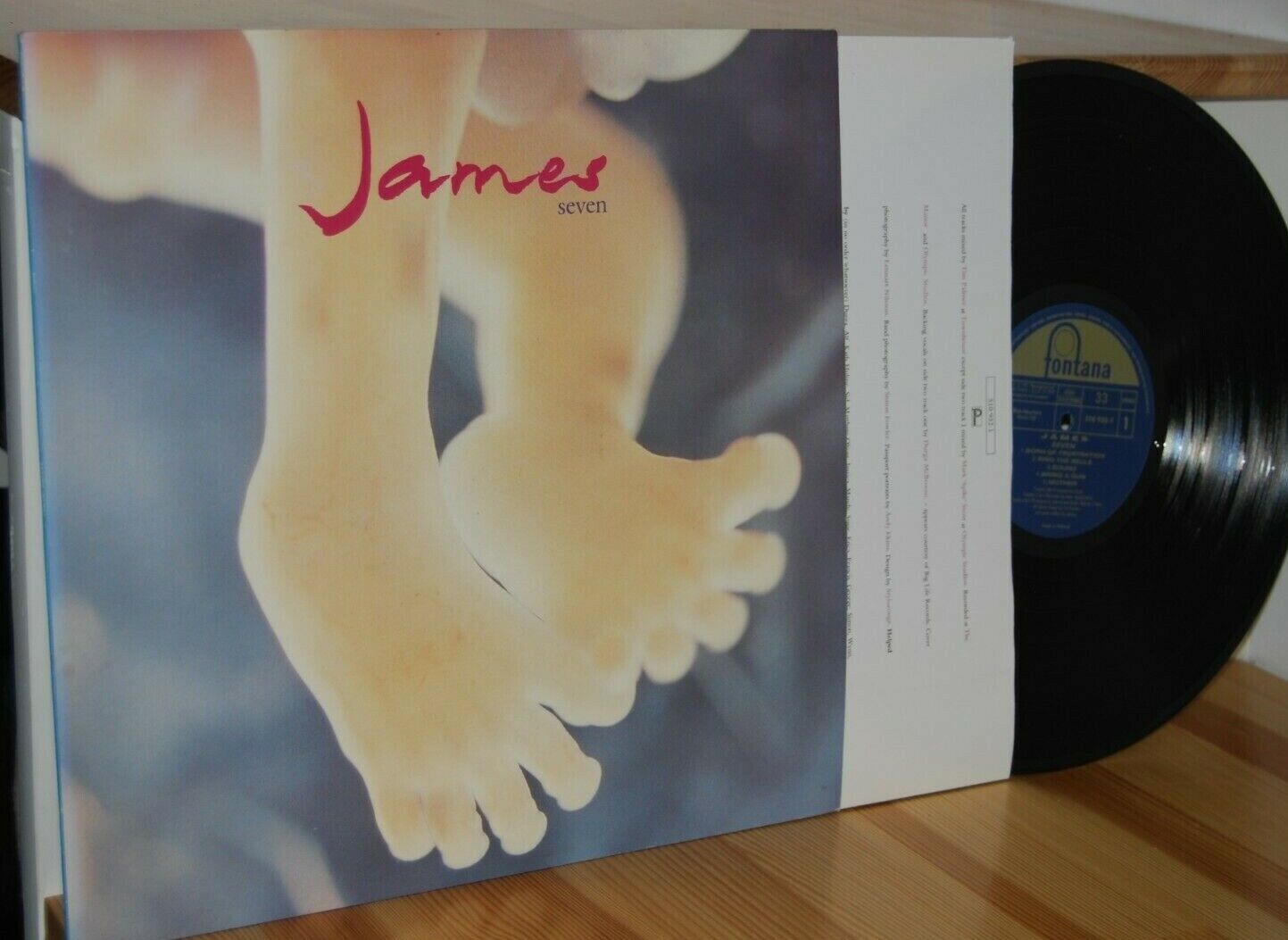 JAMES Seven LP 1992 Fontana LP Vinyl