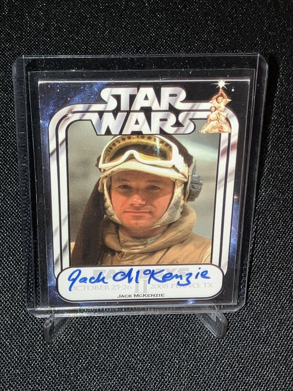 2008 Official Pix STAR WARS JACK McKENZIE Hand Signed Autograph Card 💥