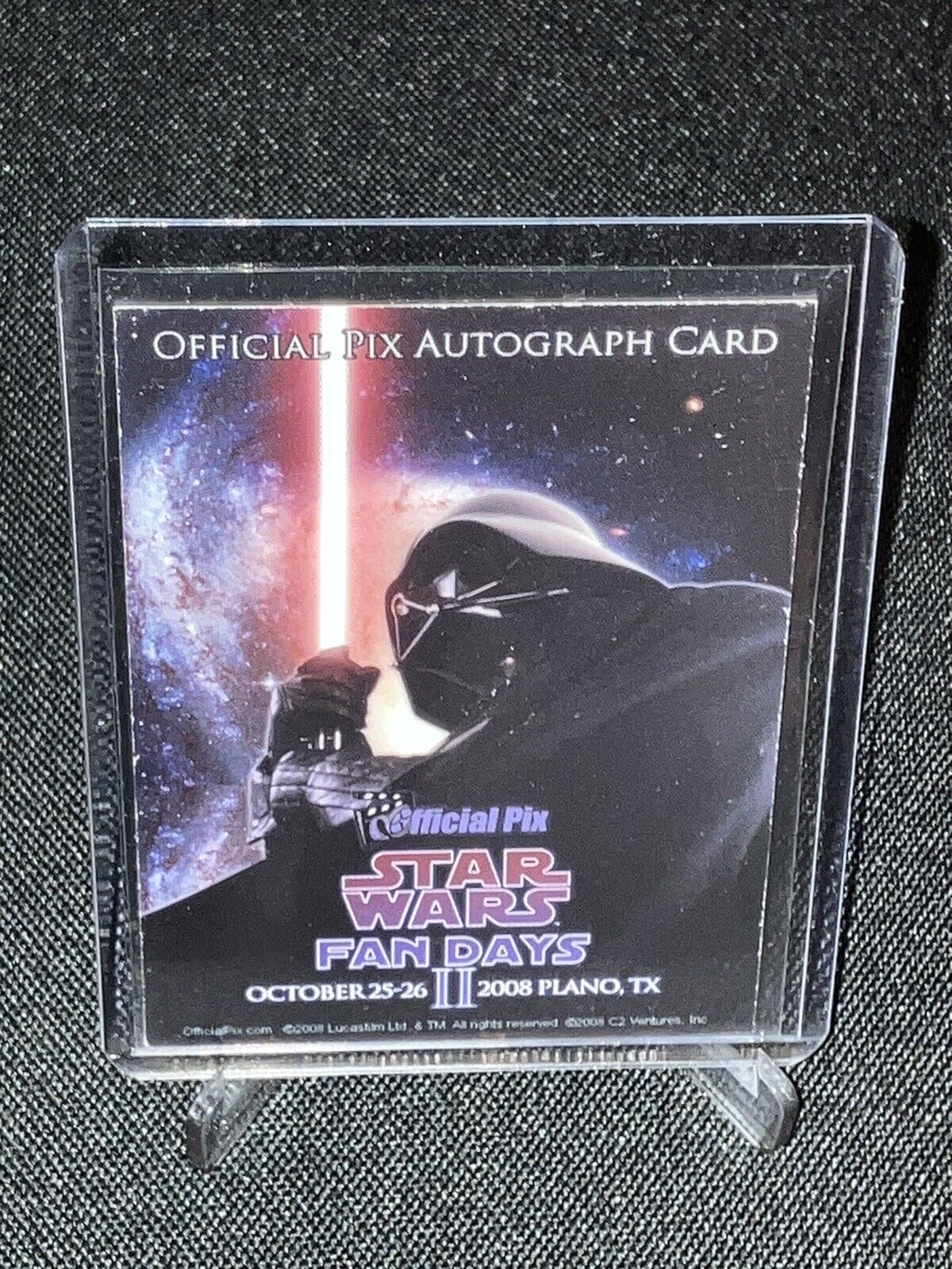 2008 Official Pix STAR WARS JACK McKENZIE Hand Signed Autograph Card 💥