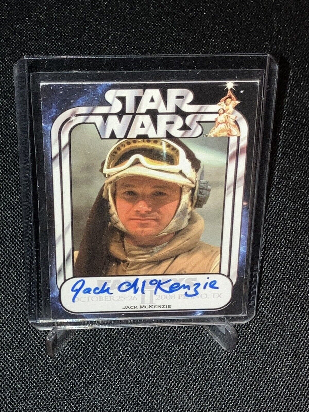 2008 Official Pix STAR WARS JACK McKENZIE Hand Signed Autograph Card 💥