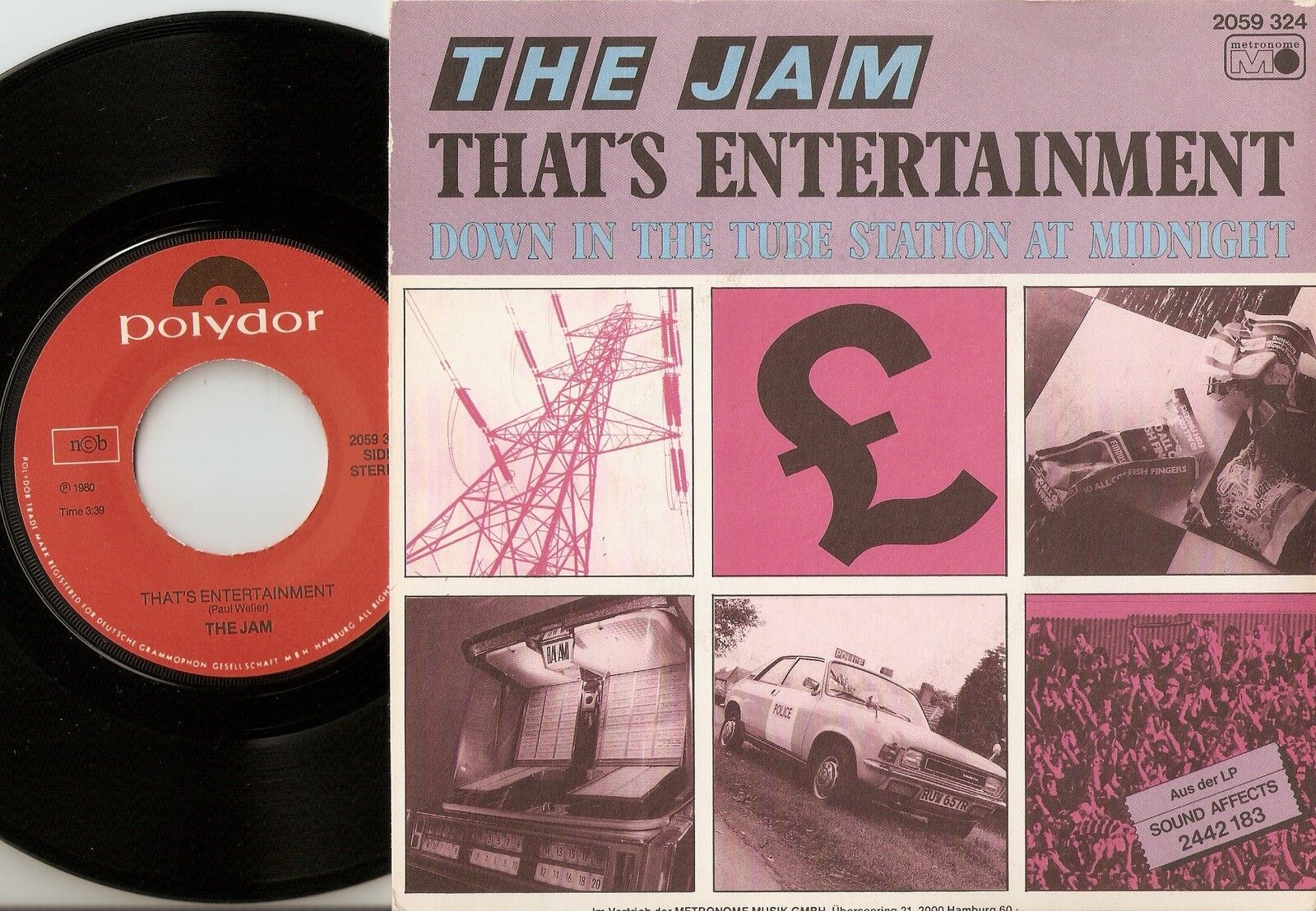 THE JAM THAT`S ENTERTAINMENT NORWAY 45+PS 1980 MOD REVIVAL WELLER FOXTON BUCKLER