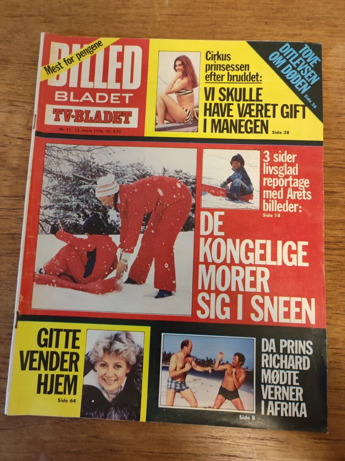 GITTE HENNING Queen Margrethe PRINCE RICHARD Suzi QUATRO 1976 Magazine BB38