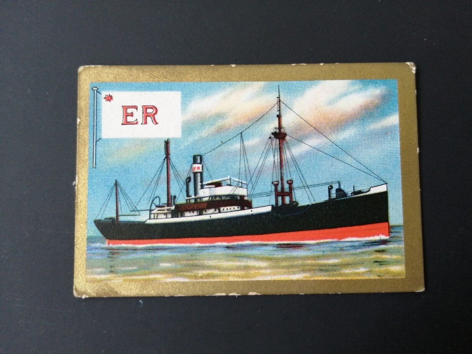 German SABA tobacco ship trading card 1931-33No 78 " Reinhardt LMRuss"