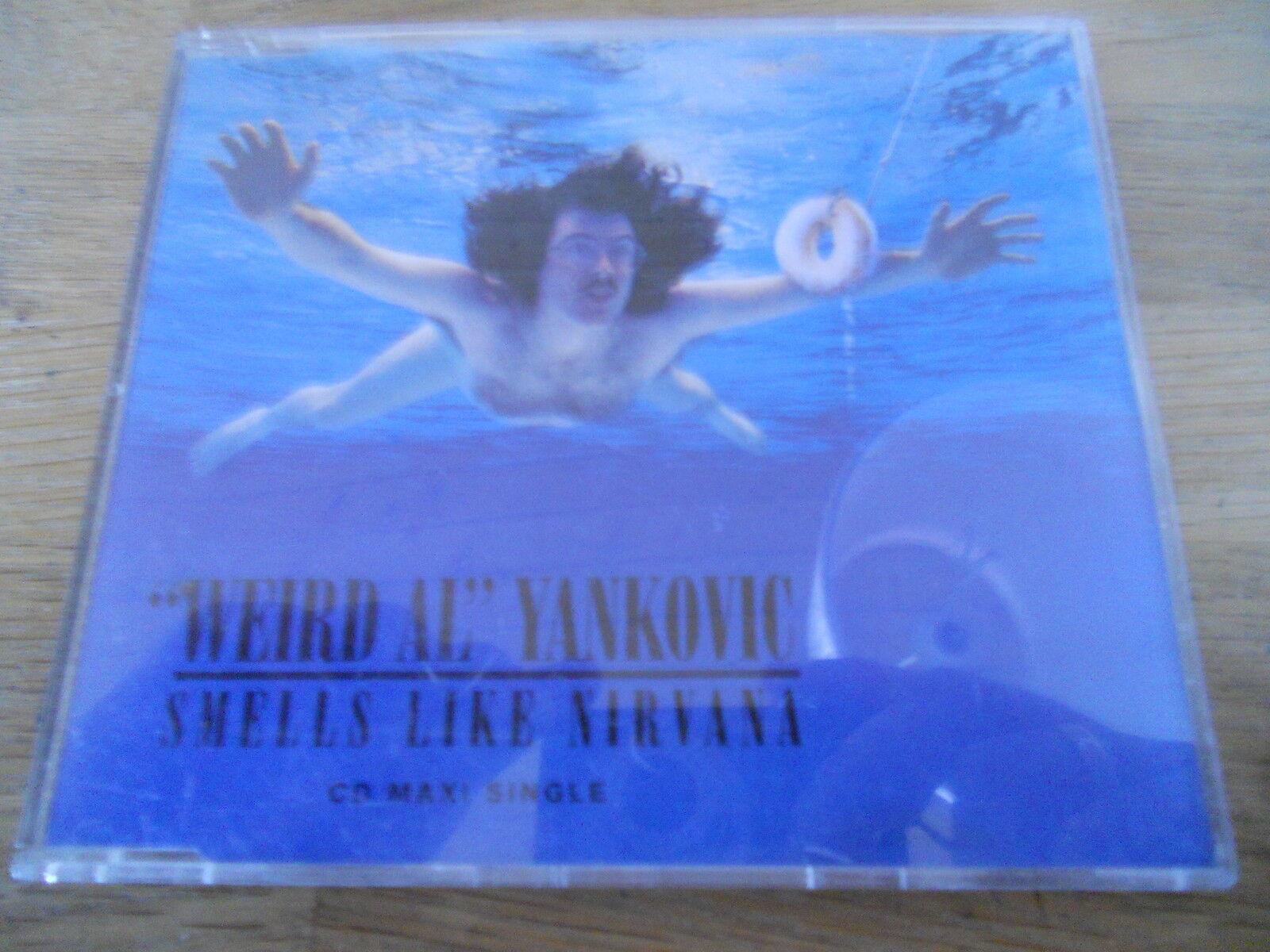 WEIRD AL YANKOVIC SMELLS LIKE NIRVANA 3 TRACK 1992 CD SINGLE SCOTTI BROS RECORDS