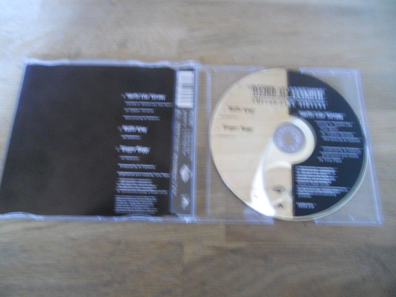 WEIRD AL YANKOVIC SMELLS LIKE NIRVANA 3 TRACK 1992 CD SINGLE SCOTTI BROS RECORDS