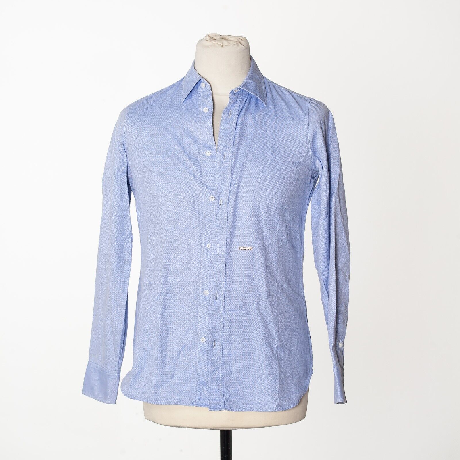 DSQUARED2 Blue Dress Shirt Italy Made 36/14