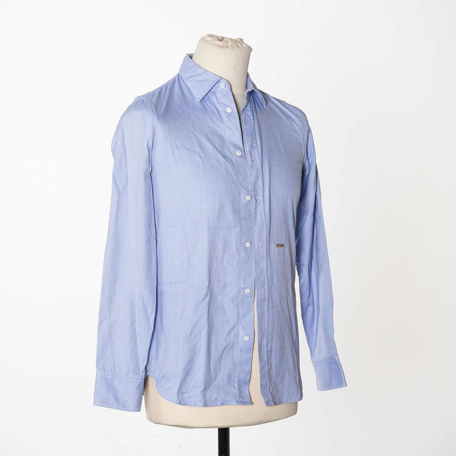 DSQUARED2 Blue Dress Shirt Italy Made 36/14