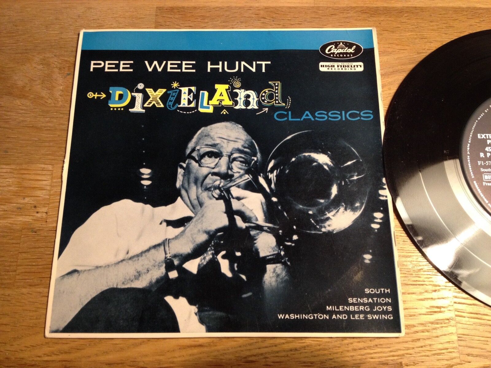 PEE WEE HUNT "DIXIELAND CLASSICS" HIGH FIDELITY RECORDING BIEM NCB CAPITOL UK***