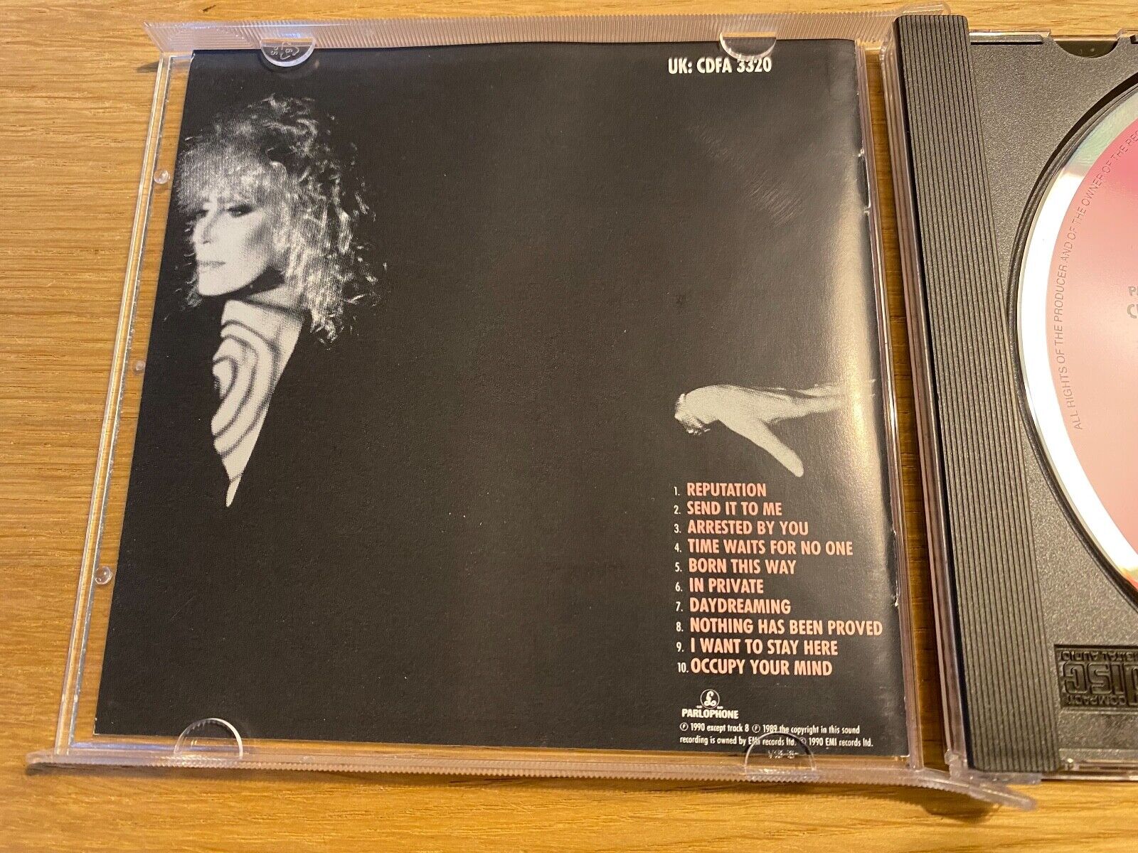 DUSTY SPRINGFIELD "REPUTATION" 1990 CD ALBUM 10 TRACK PARLOPHONE EMI RECORDS EU