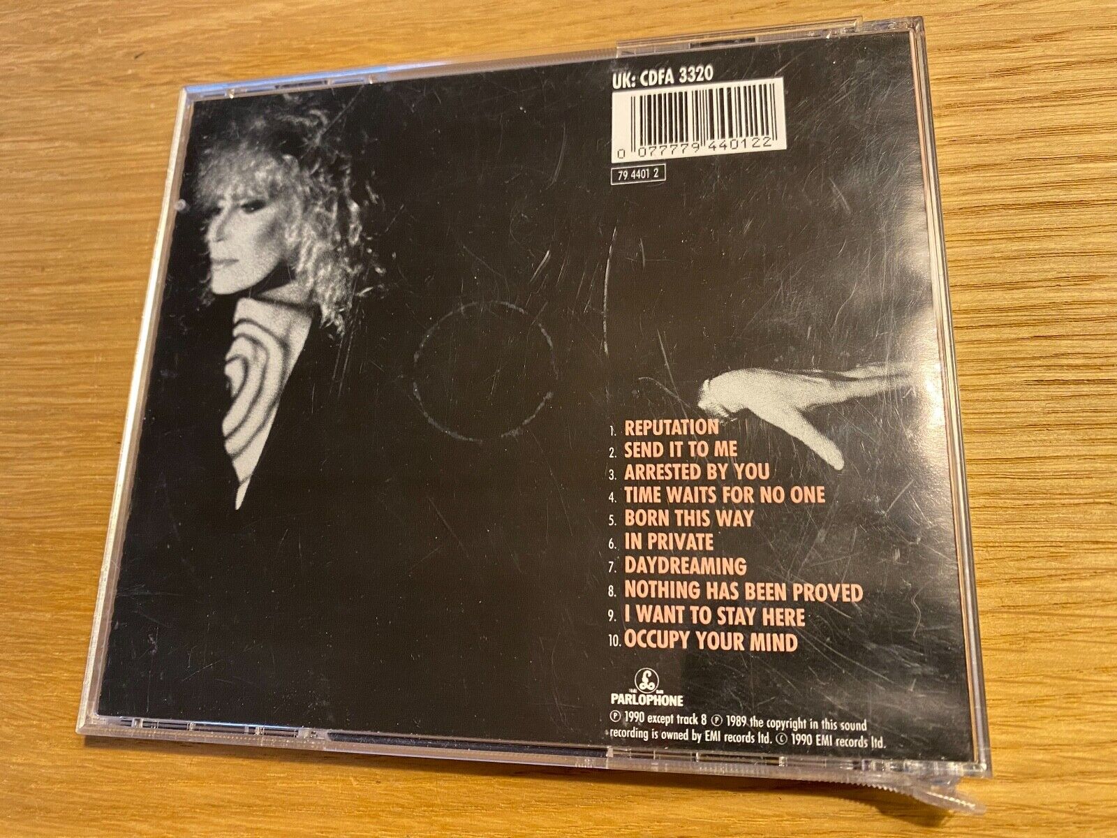 DUSTY SPRINGFIELD "REPUTATION" 1990 CD ALBUM 10 TRACK PARLOPHONE EMI RECORDS EU