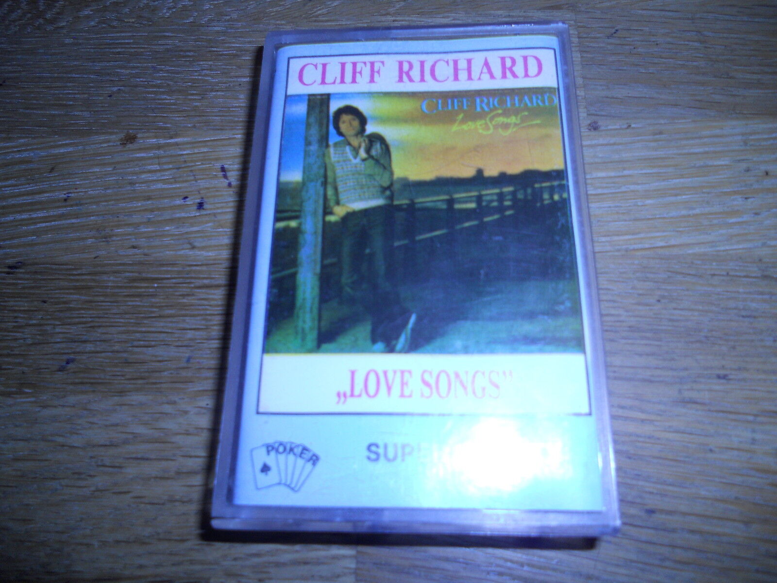 CLIFF RICHARD "LOVE SONGS" MUSIC TAPE POKER RECORDS SUPER QUALITY ZAIKS/BIEM RAR