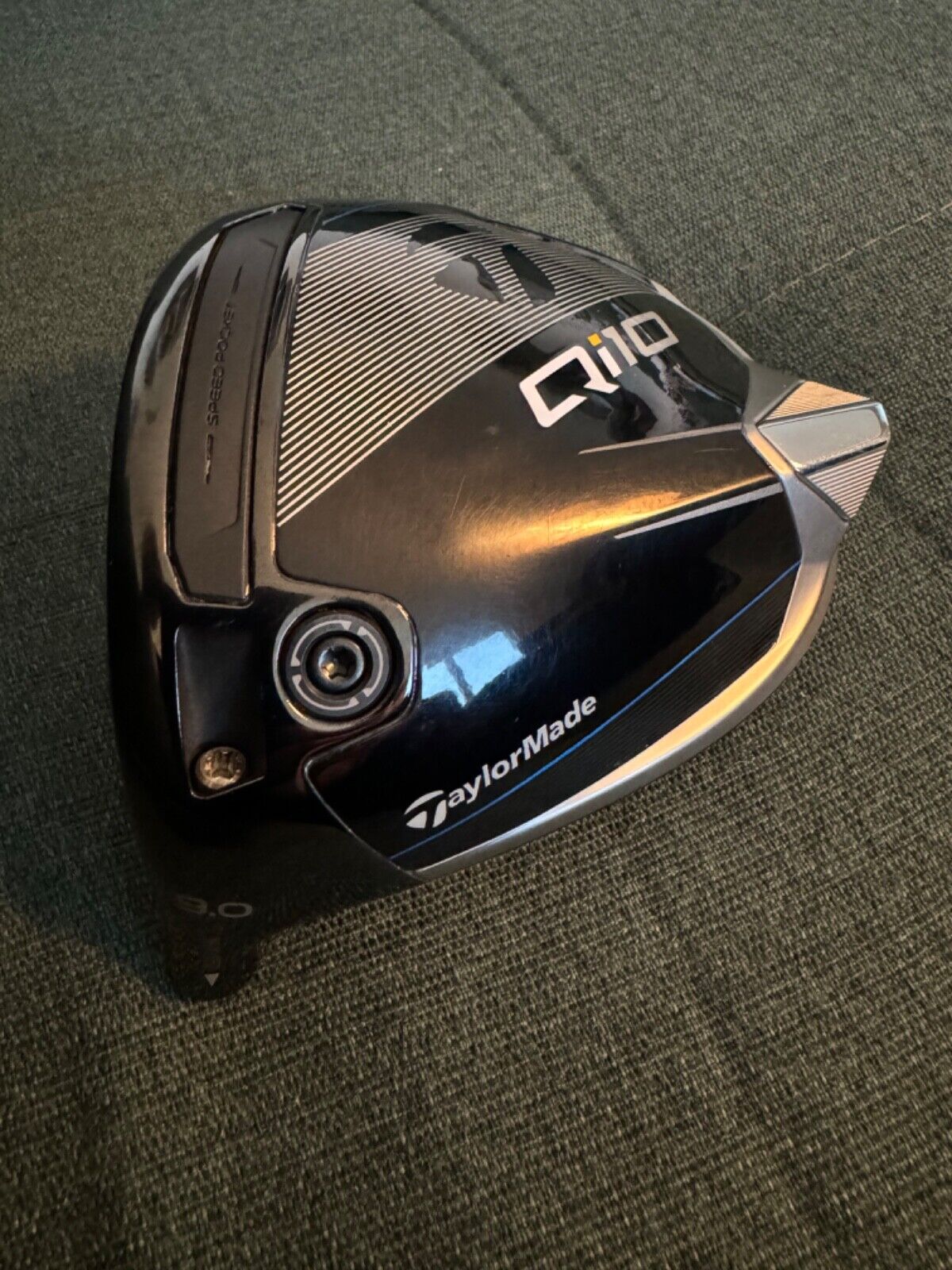 TaylorMade Qi10 9.0 lefthanded Driver Head Only with Head Cover