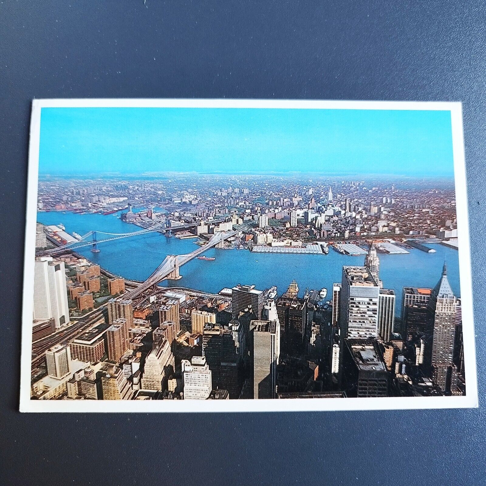 New York City Lower Manhattan viewed from the WTC 1990