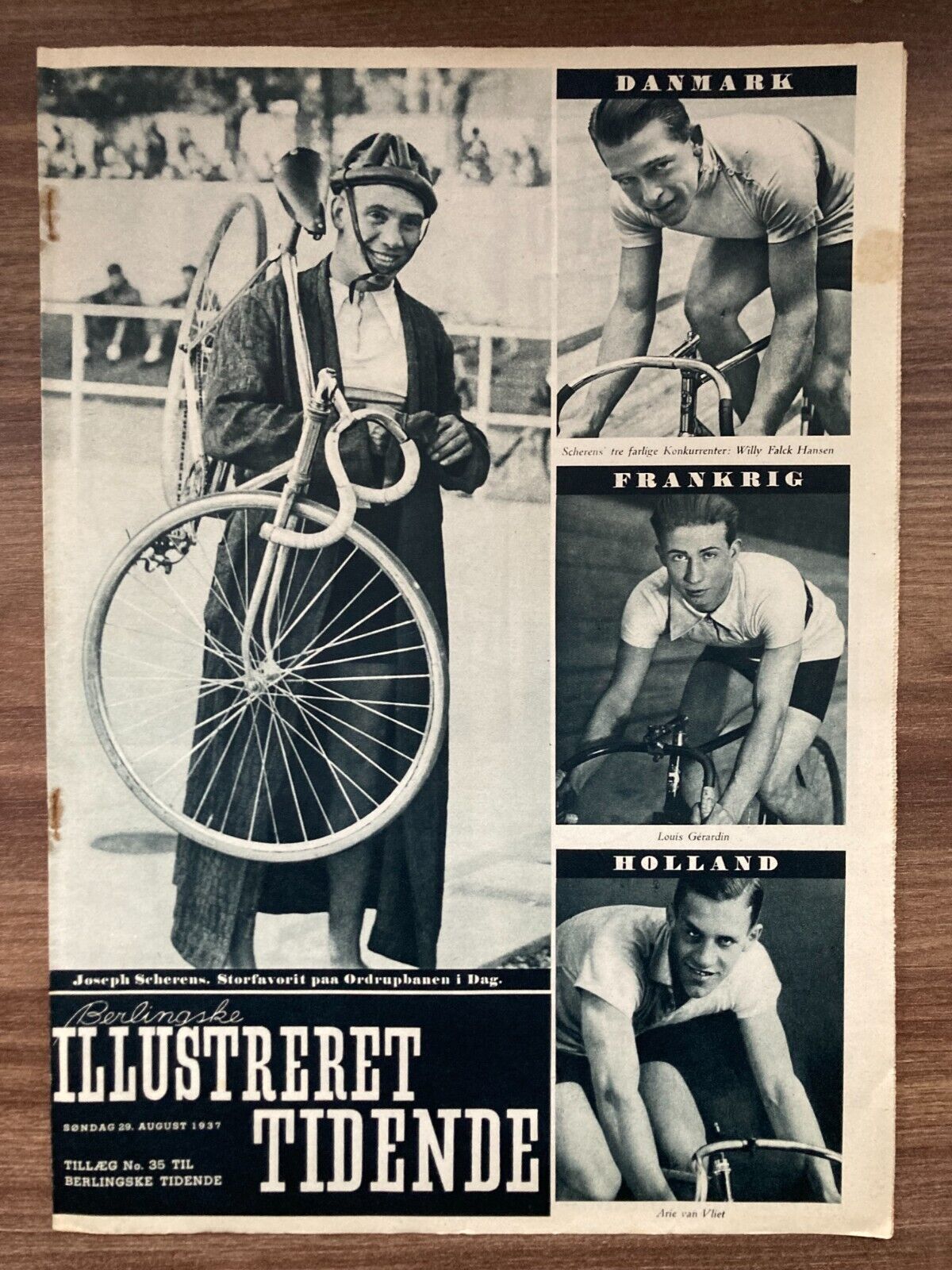 Joseph Scherens Louis Geradin van Vliet Danish Magazine 1937 "Berlingske IT"