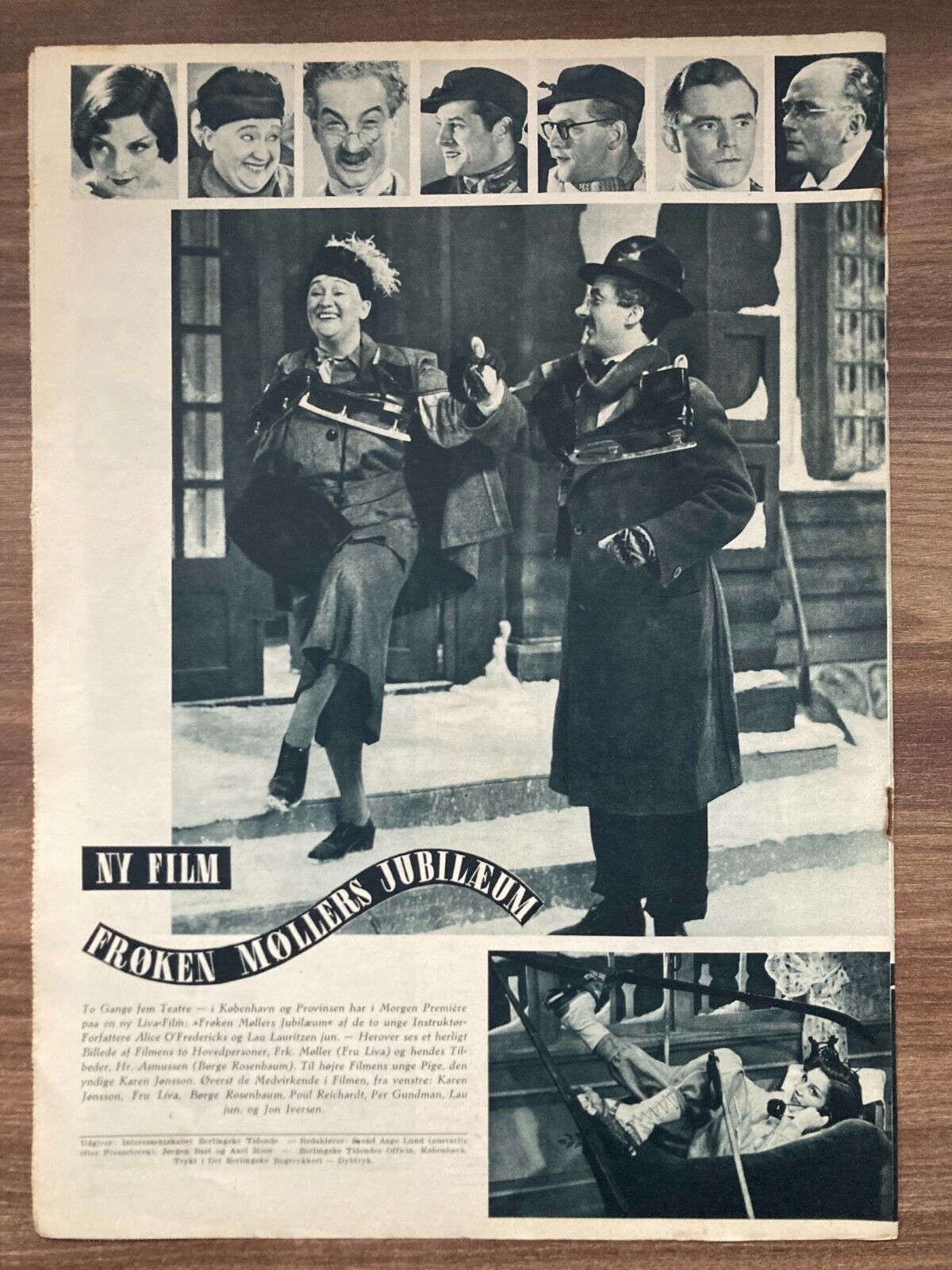 Joseph Scherens Louis Geradin van Vliet Danish Magazine 1937 "Berlingske IT"