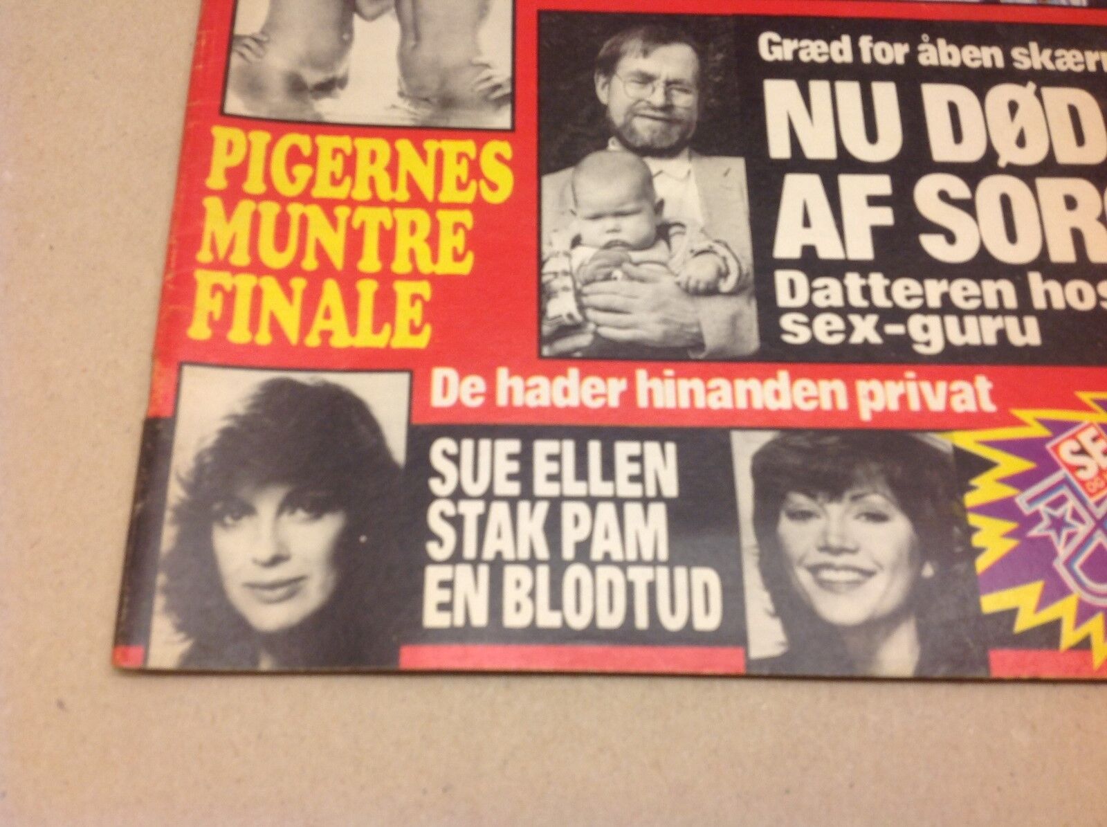 Princess Diana Lady Di Caroline Monaco Vtg Danish Magazine 1982 "Se og Hoer"