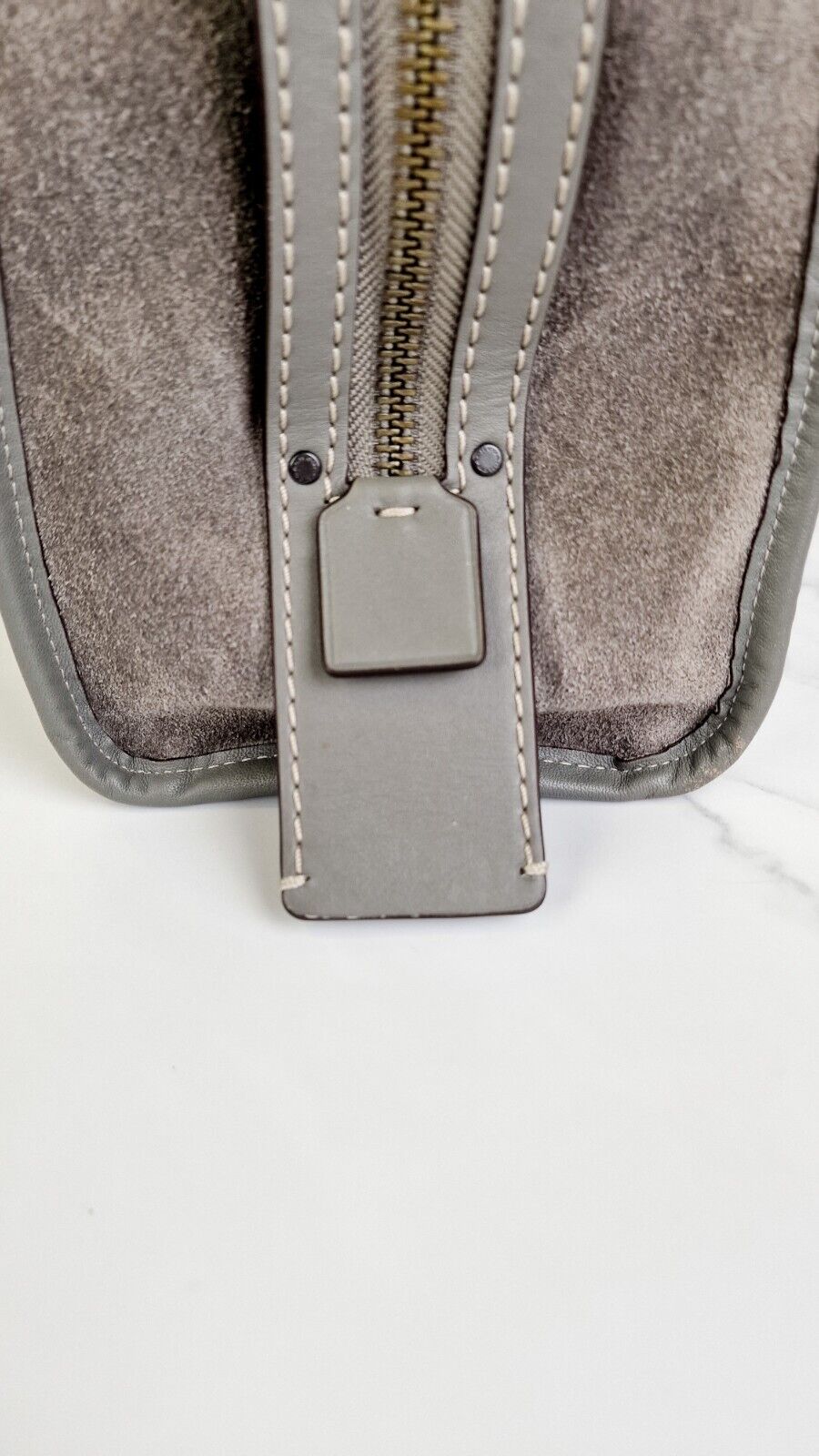 Coach Rogue 31 Heather Grey Suede 1941 Handbag Crossbody Bag Shoulder Bag 38220