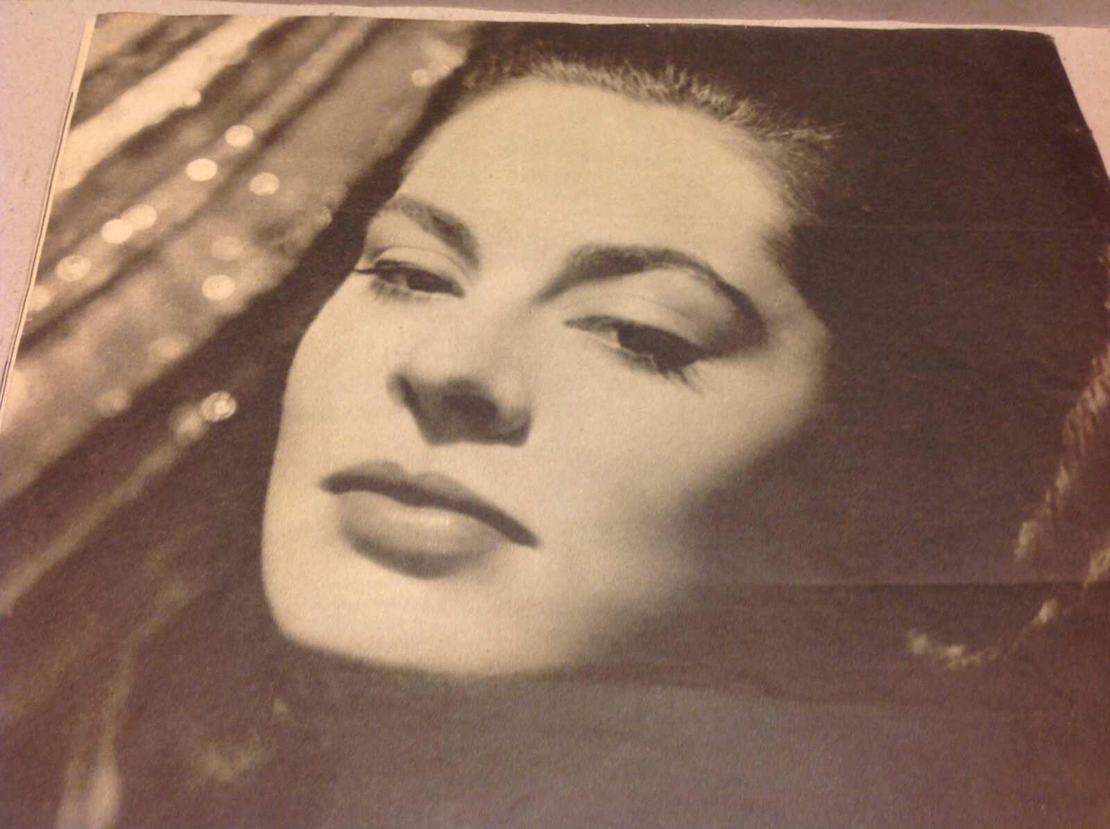 VIVECA LINDFORS NIGHT UNTO NIGHT ON BACK VTG DANISH Magazine Billed-Bladet 1950