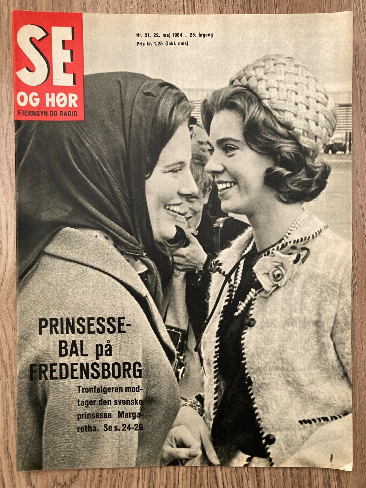 DENMARK PRINCESS MARGRETHE II SWEDISH PRINCESS MARGARETHA Danish Magazine 1964