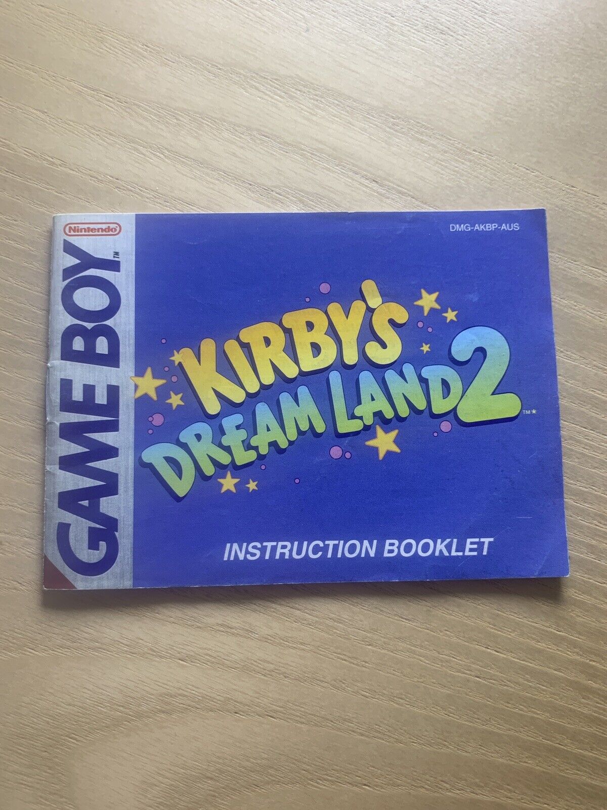 Nintendo Game Boy Kirbys Dream Land 2 Manual AUS