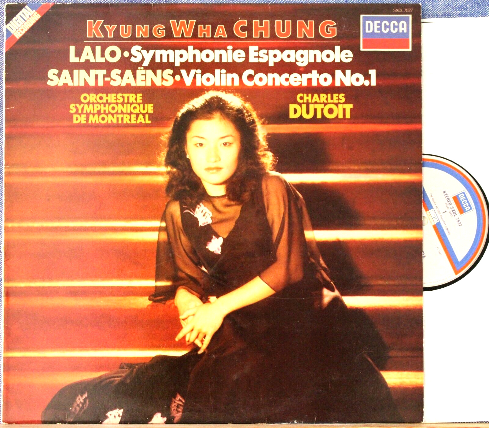 Chung; Dutoit Lalo (Symphonie Espagnole) + Saint-Saëns) Decca SXDL 7527 dig NM