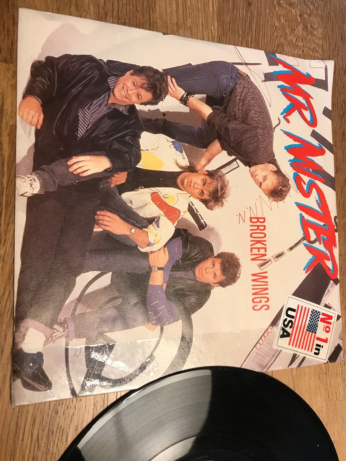 MR MISTER "BROKEN WINGS / UNIFORM OF YOUTH" 1985 RCA RECORDS WEST GERMANY VINYL